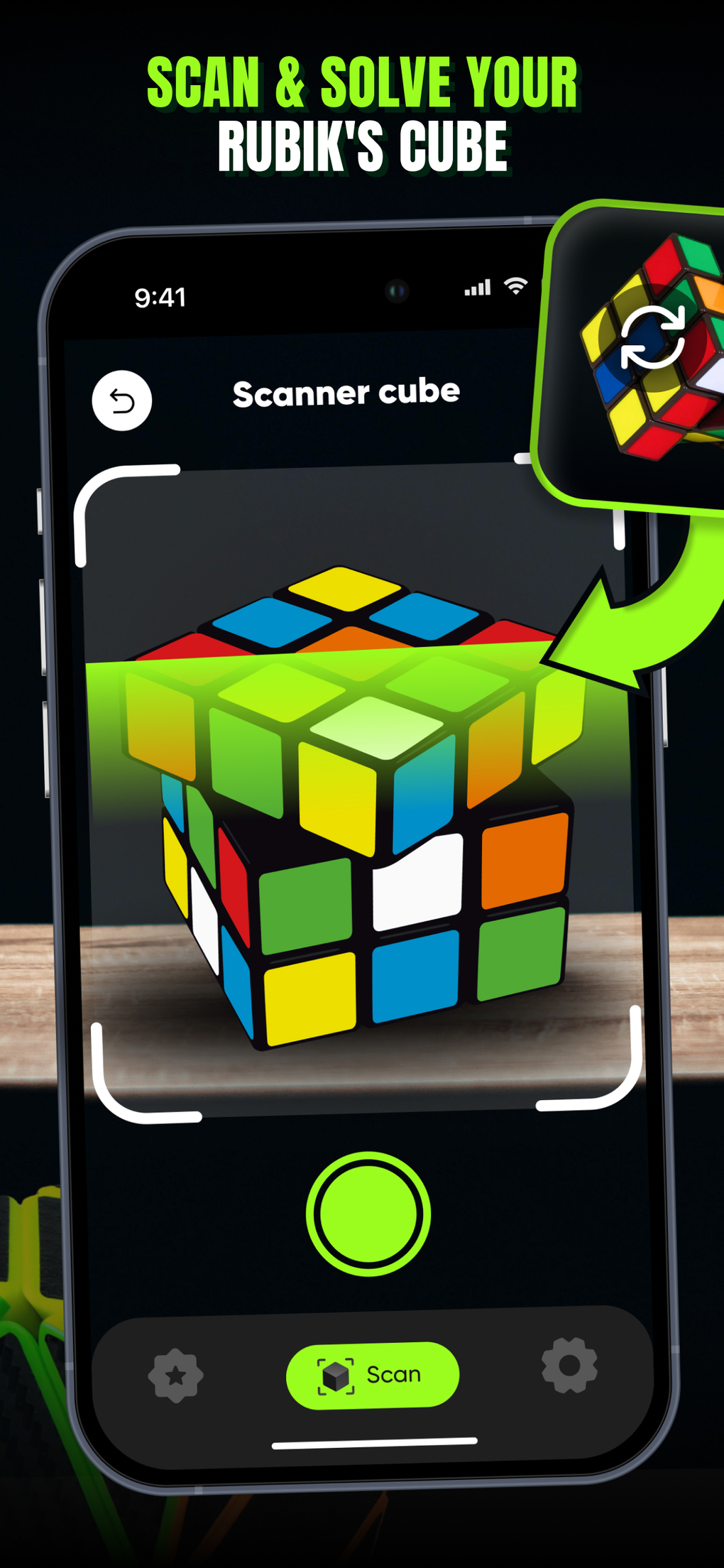 AR Rubiks Cube: Solver Timer para iPhone - Descargar