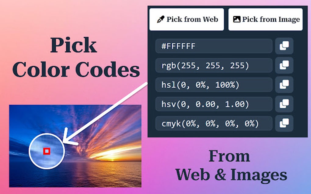 Hex Code from Image สำหรับ Google Chrome - ส่วนขยาย ดาวน์โหลด