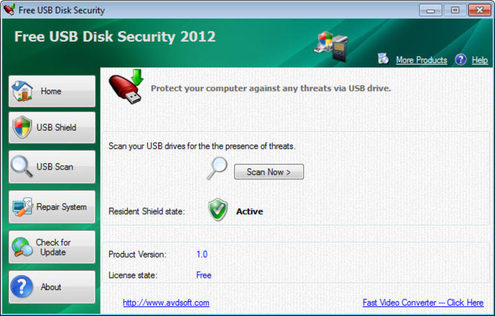 sector Portavoz Gama de Free USB Disk Security - Descargar
