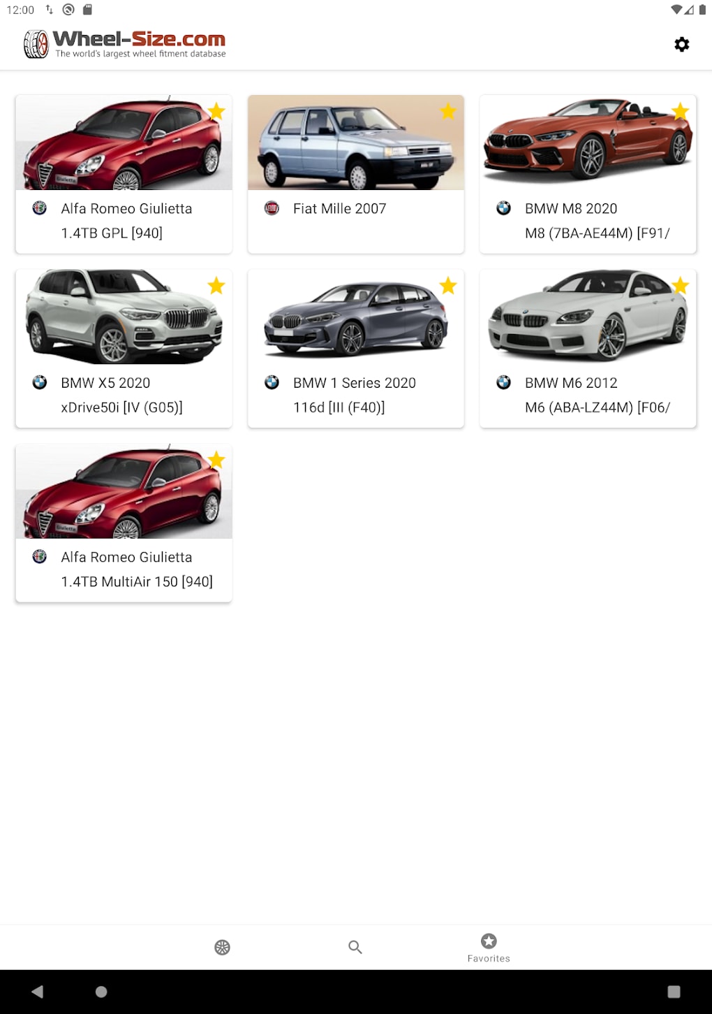 Wheel Size - Fitment database APK for Android - Download
