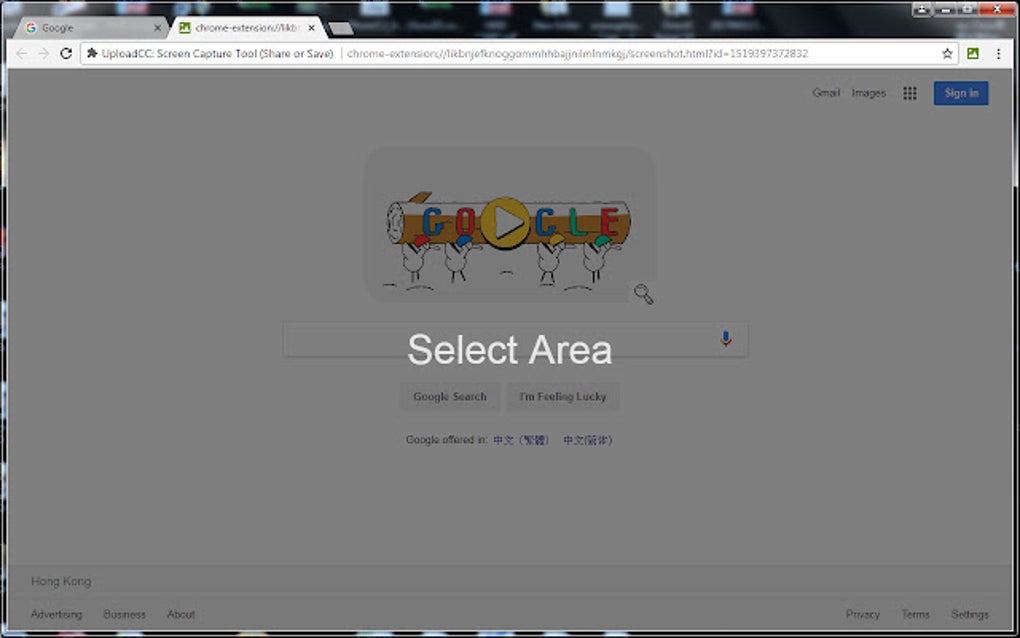 UploadCC Screen Capture Tool Share Or Save For Google Chrome 