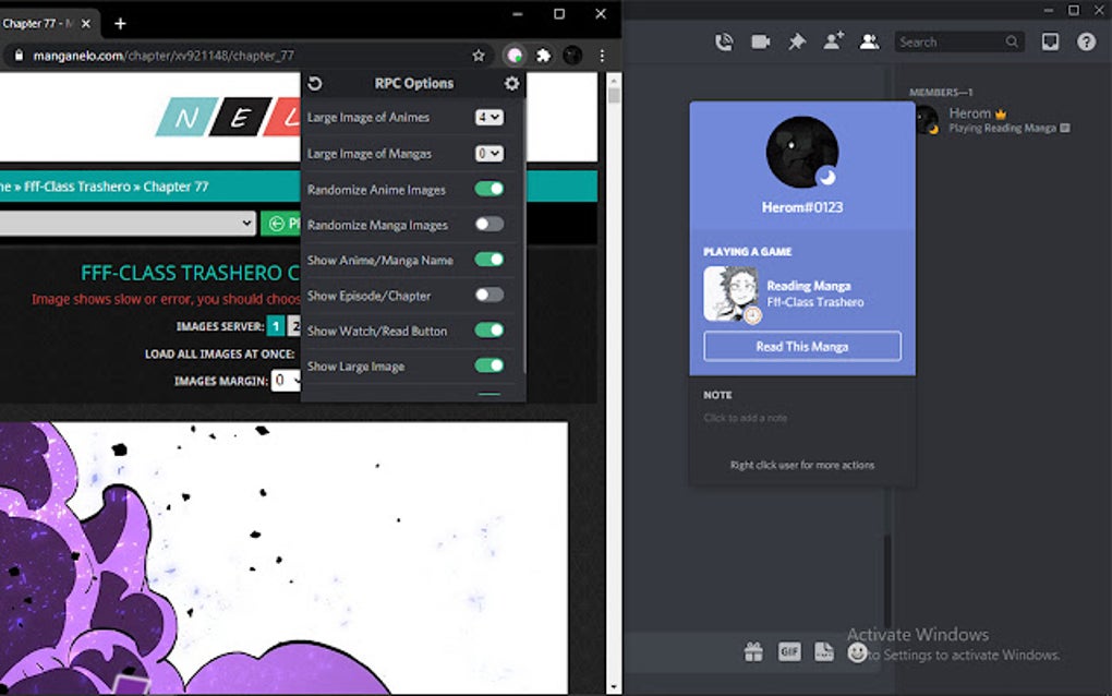 Anime-Manga RPC for Google Chrome - Extension Download