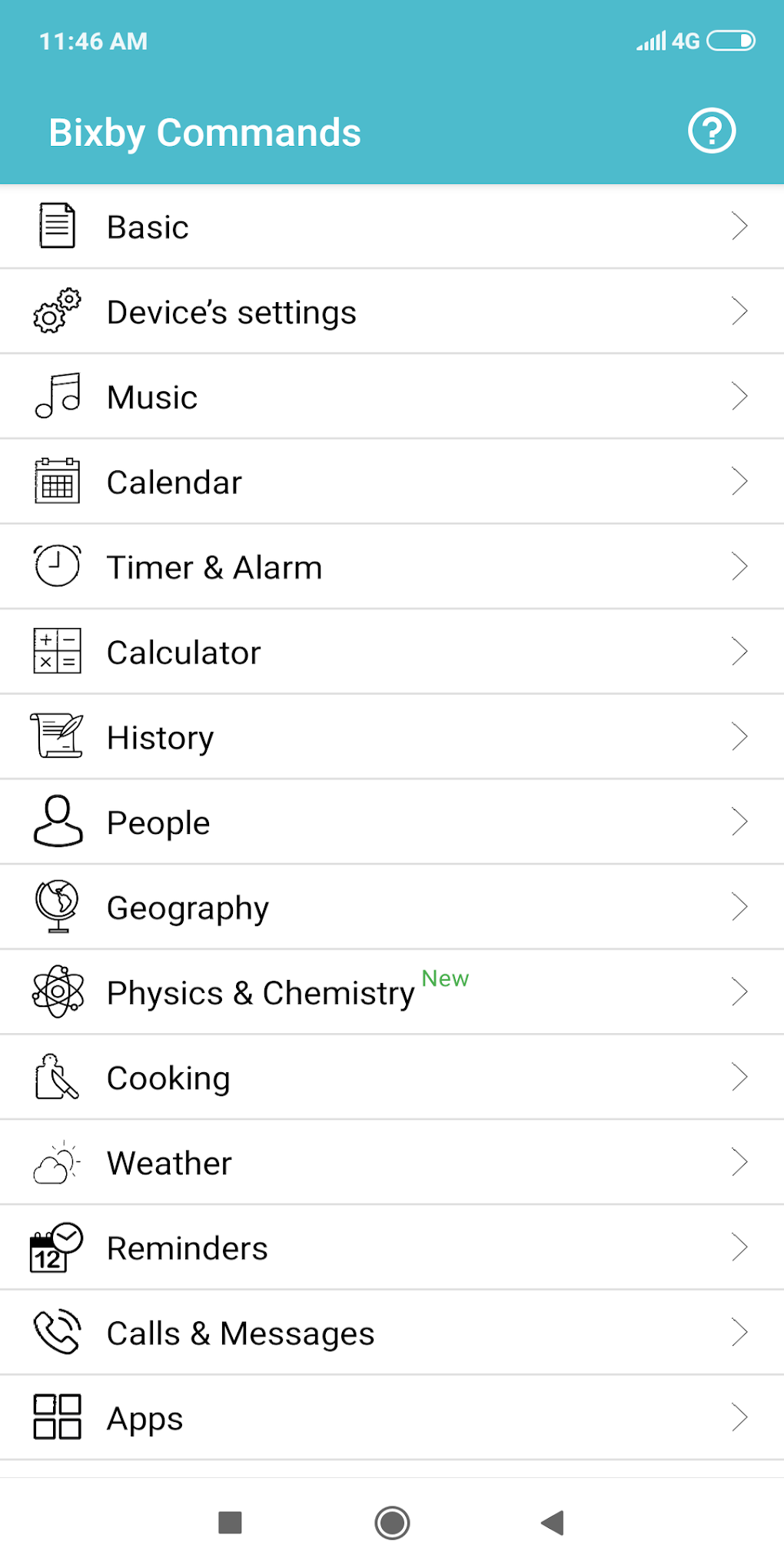 Commands for bixby for android download