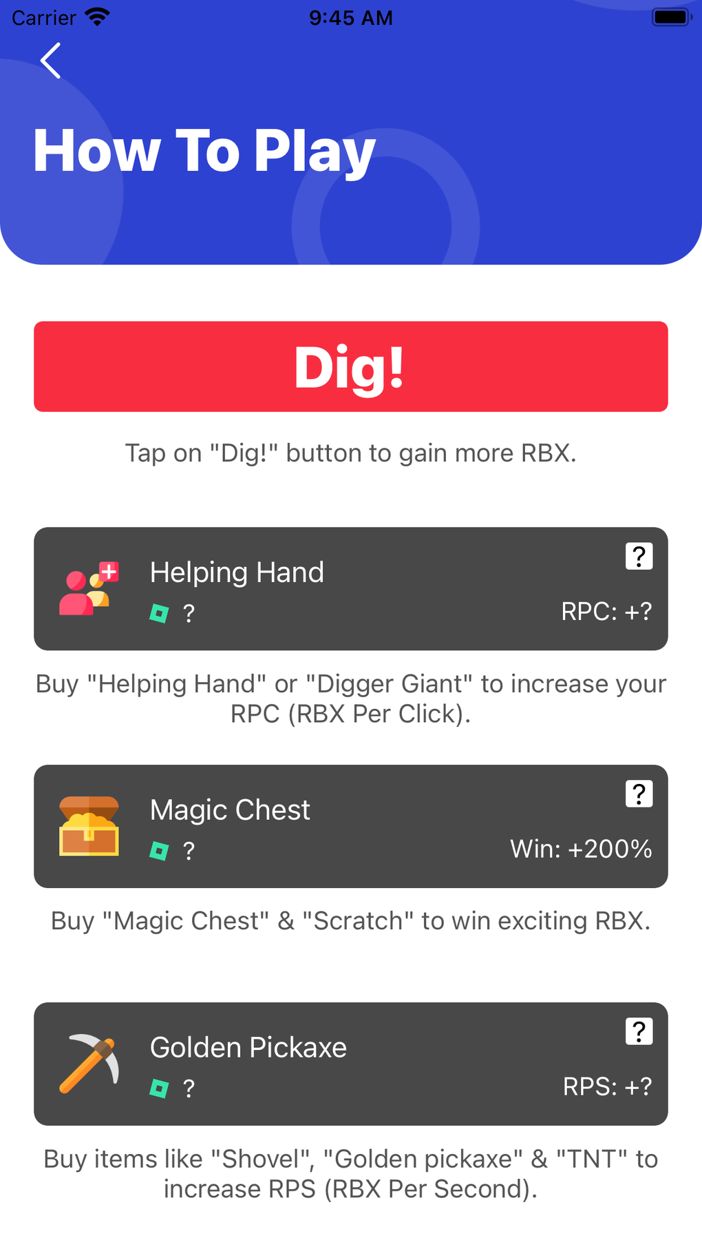 Quiz For Roblox Robux on iOS — price history, screenshots