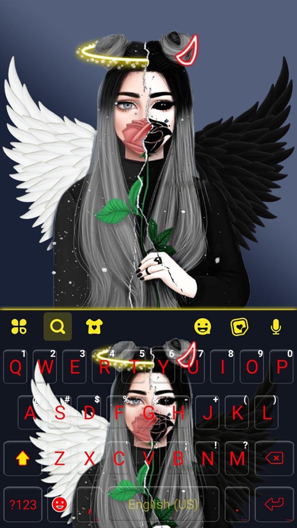 Angel Devil Keyboard APK для Android — Скачать