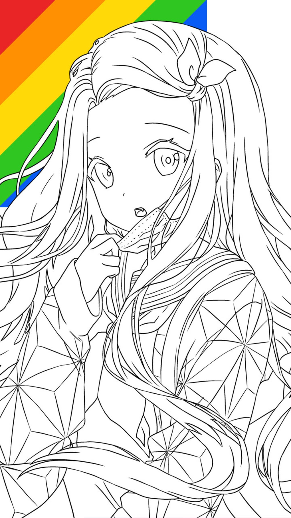 Anime Coloring Book Nezuko для Android — Скачать