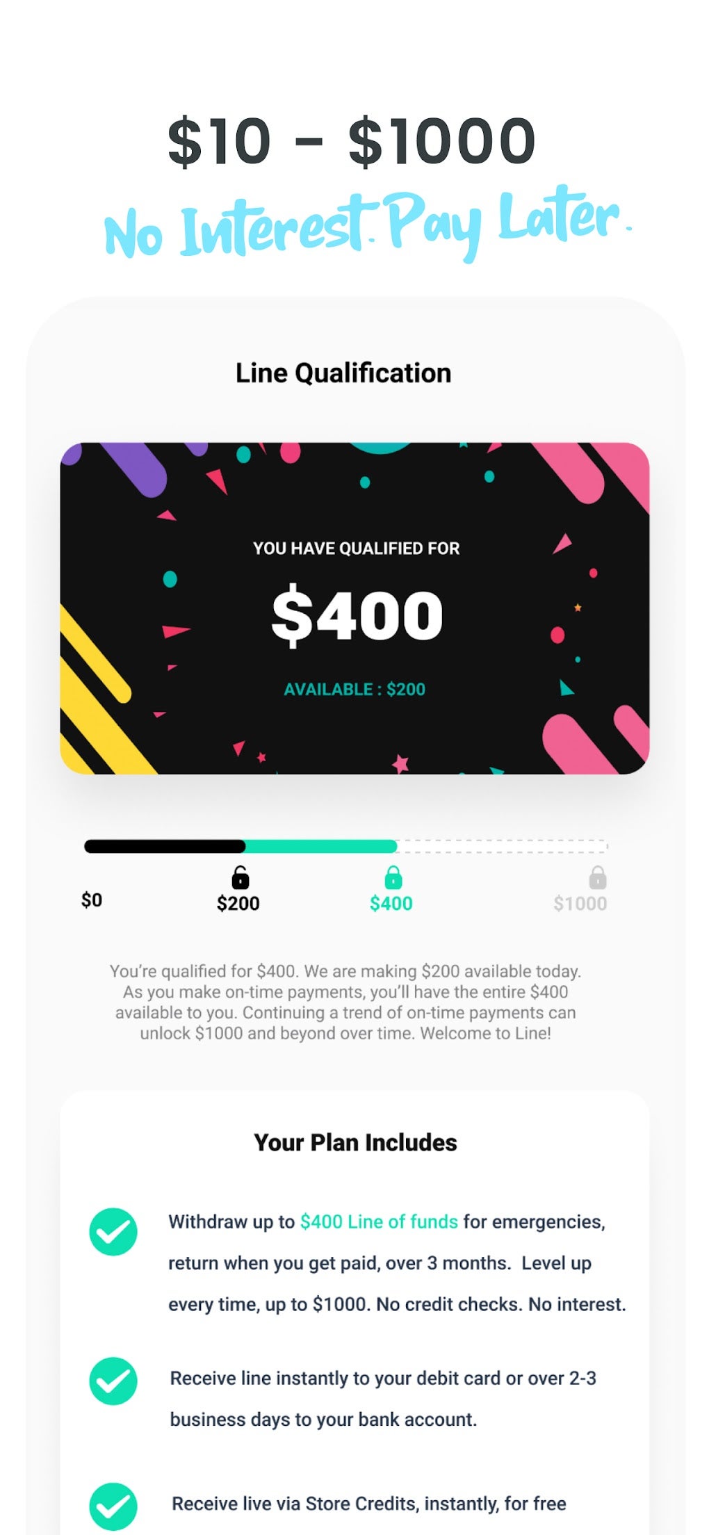 Line Get Cash Now Pay Later Para Android Download