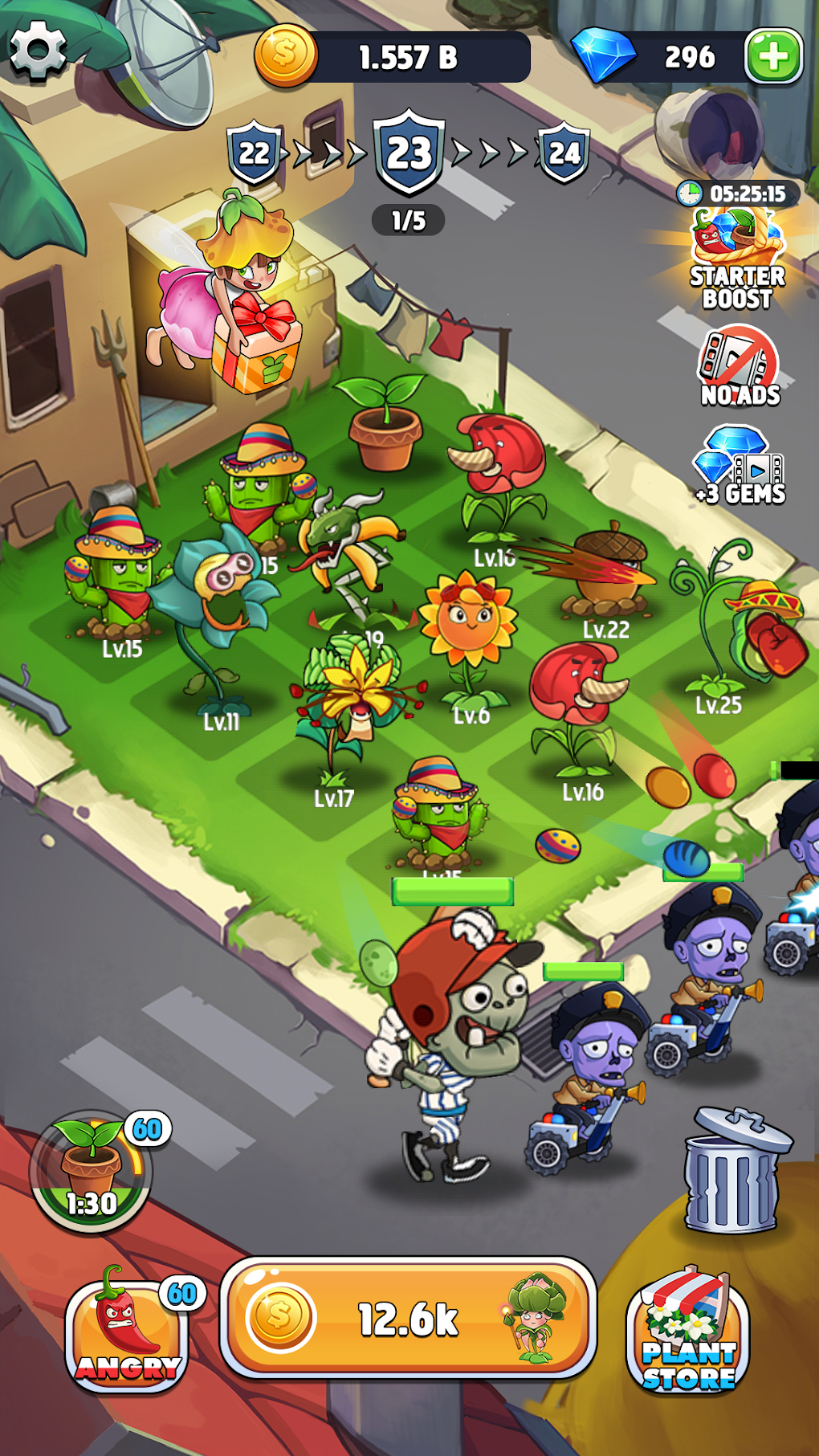 Merge Plants Monster Defense для Android — Скачать