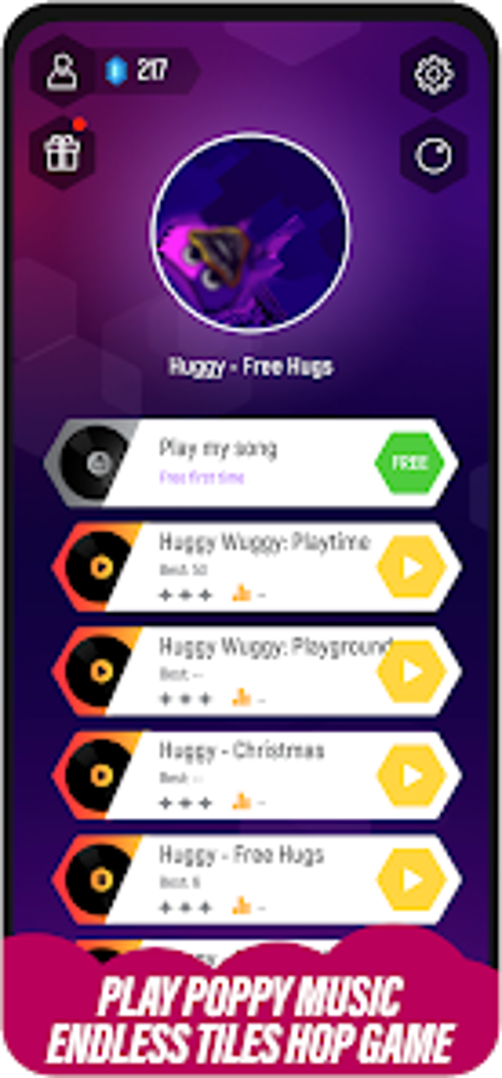 Music Tiles Hop: Huggy Wuggy для Android — Скачать