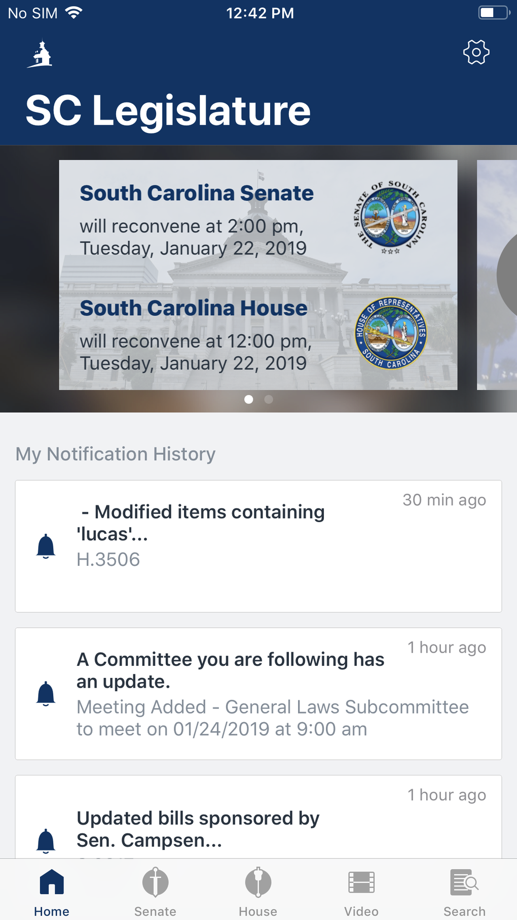 iPhone için SC Legislature İndir