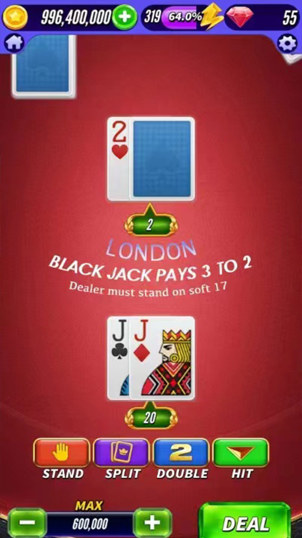 Blackjack Casino Poker games для iPhone — Скачать