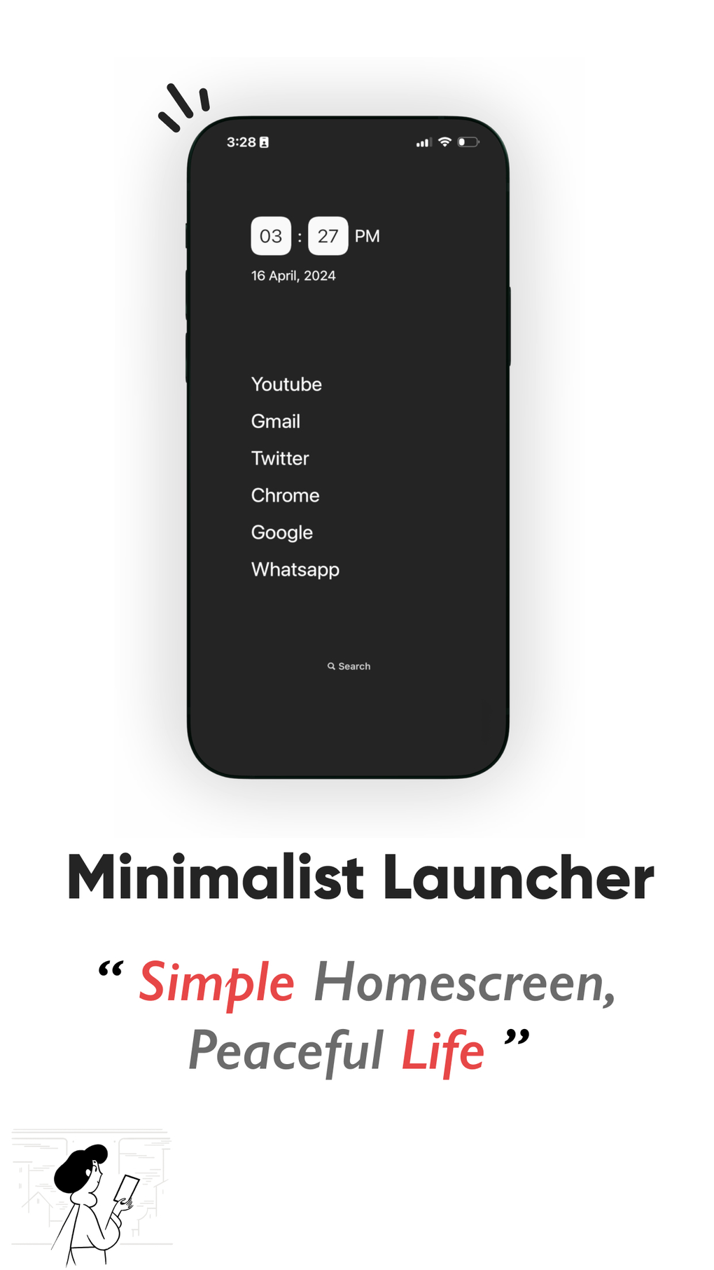 Minimalist Launcher: Flow для iPhone — Скачать