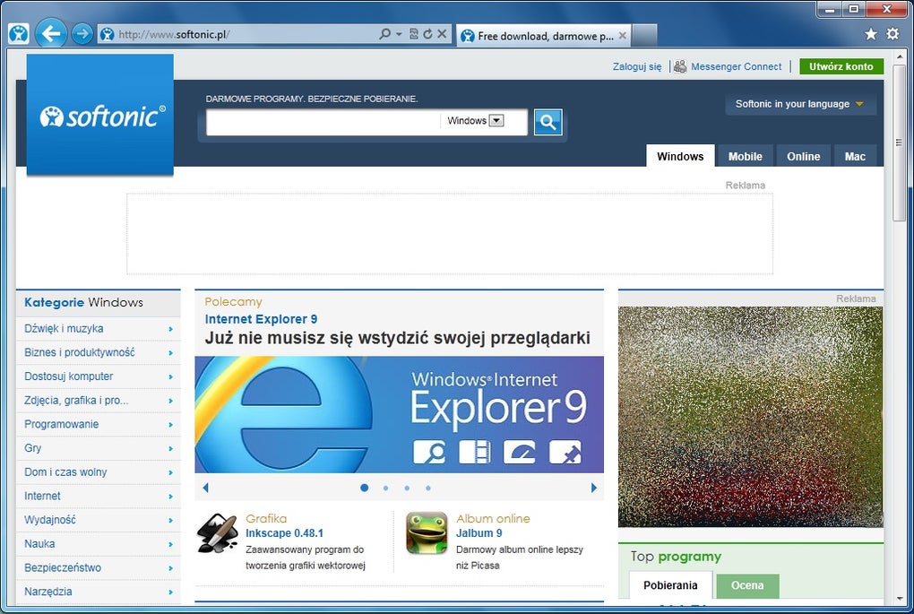 microsoft internet explorer 9 downloads