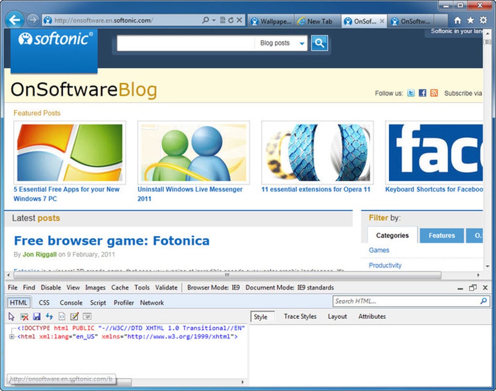 ie9 browser download