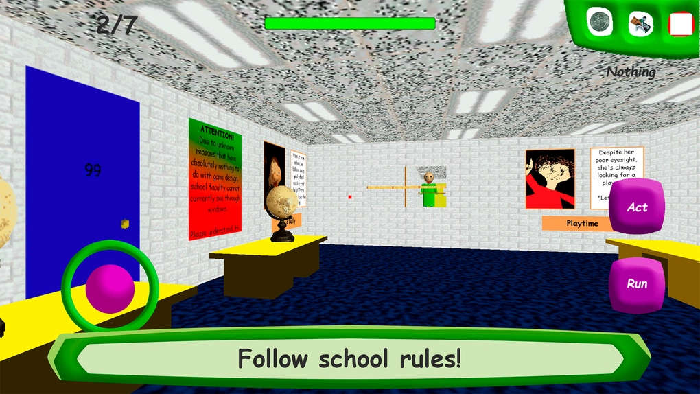 Baldi's Basics 3D Android Update Fixed - v.1.3.2 Mod 