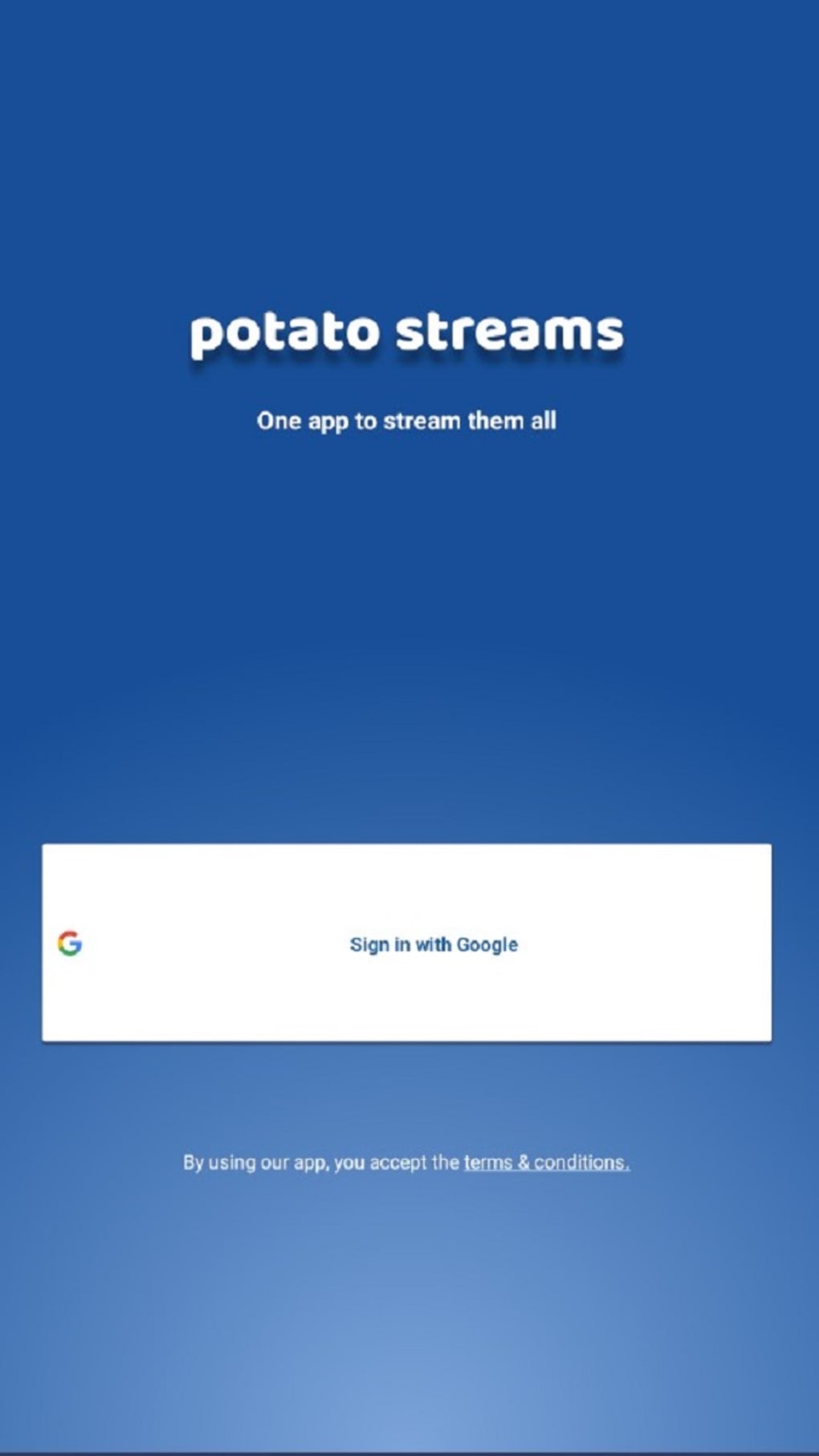 Potato Streams APK for Android