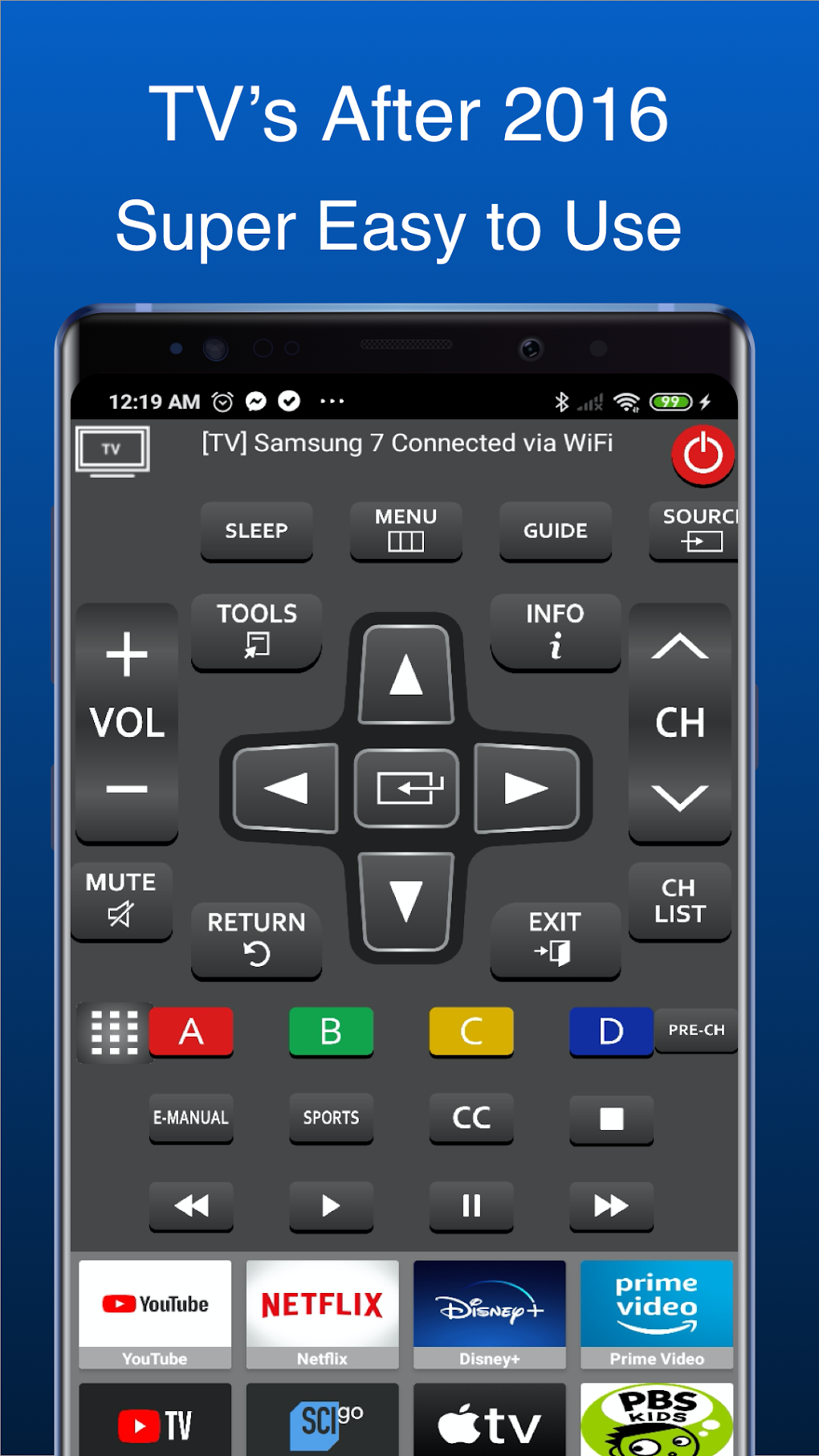 Samsung Smart TV Remote Controller : iSamSmart для Android — Скачать