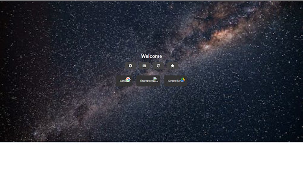 Custom New Tab Page