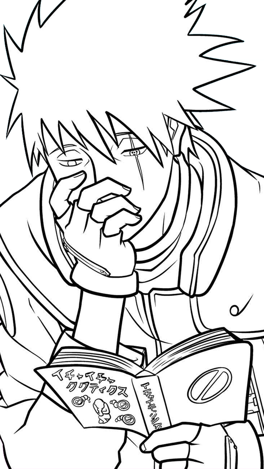 Como Desenhar o Kakashi Hatake 