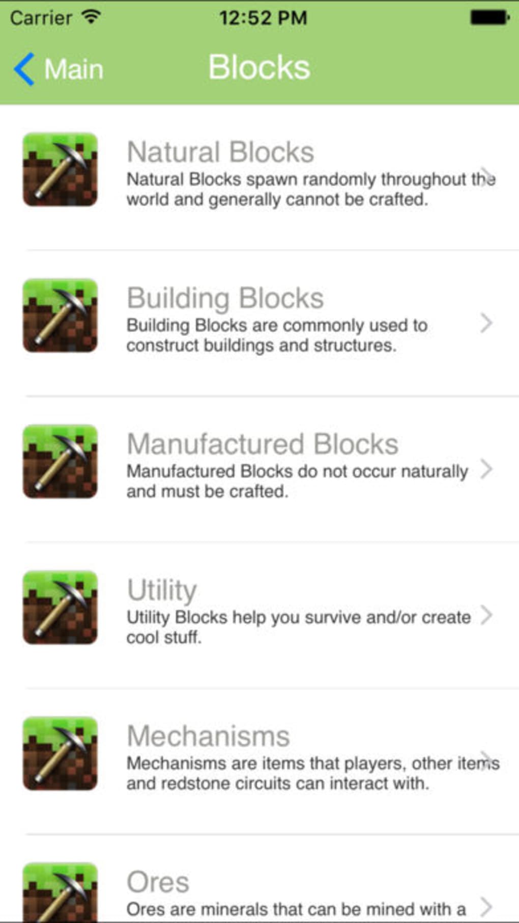 Block Id Toolbox For Minecraft Pe Pocket Edition For Iphone Download