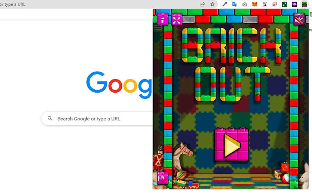 Brick Out Game for Google Chrome Extension Download
