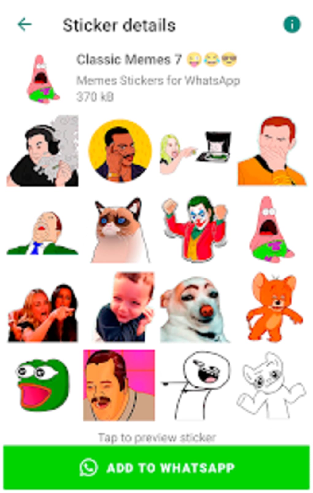 WASticker Figurinhas de memes – Apps no Google Play
