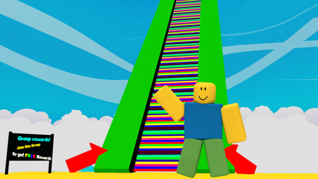 Climb 5000 Rainbow Stairs to get Rewards for ROBLOX - Game Download