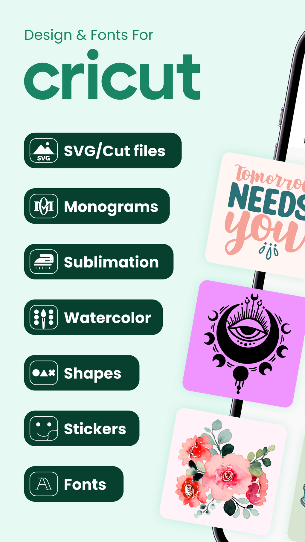 Designs For Cricut Machine For IPhone Download