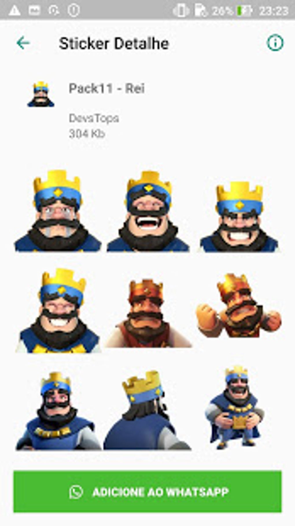 clash royale stickers for whatsapp - fortnite stickers telegram