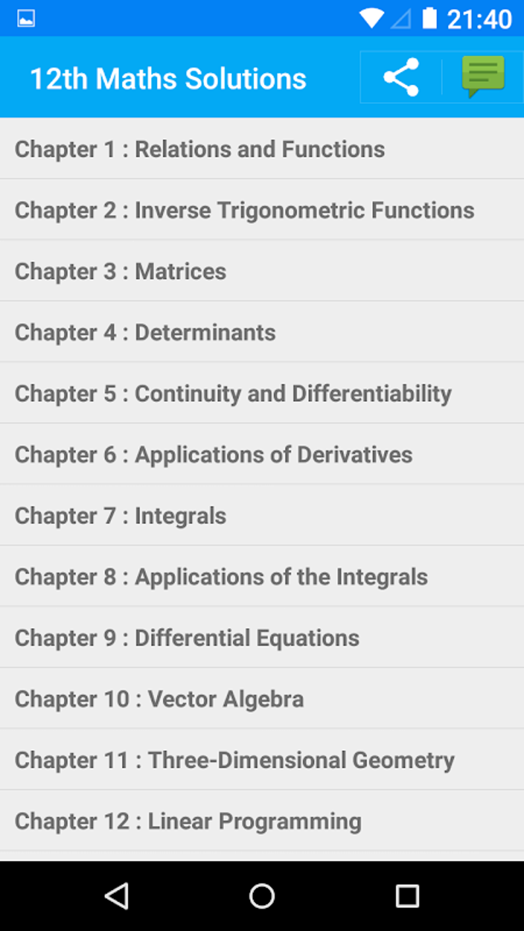 Maths 12th Solutions For NCERT APK For Android - Download