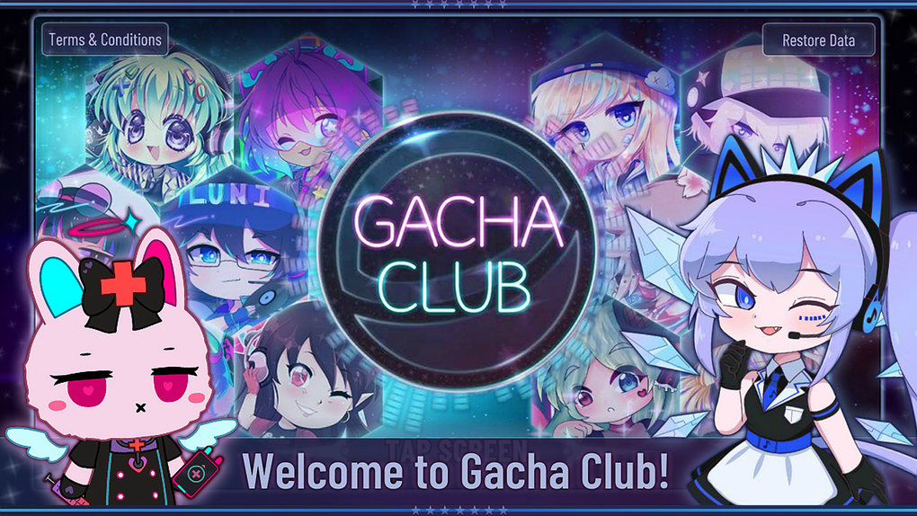 Glitch Gacha Neon Race Fans by El horri Rachida