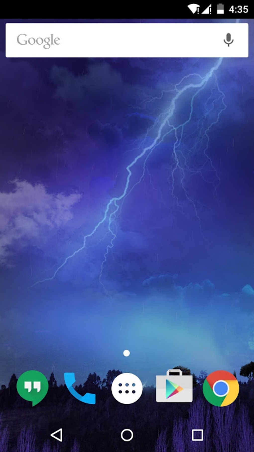 Wow Your Non Android Friends With Thunderstorm Live Wallpaper Video   TalkAndroidcom