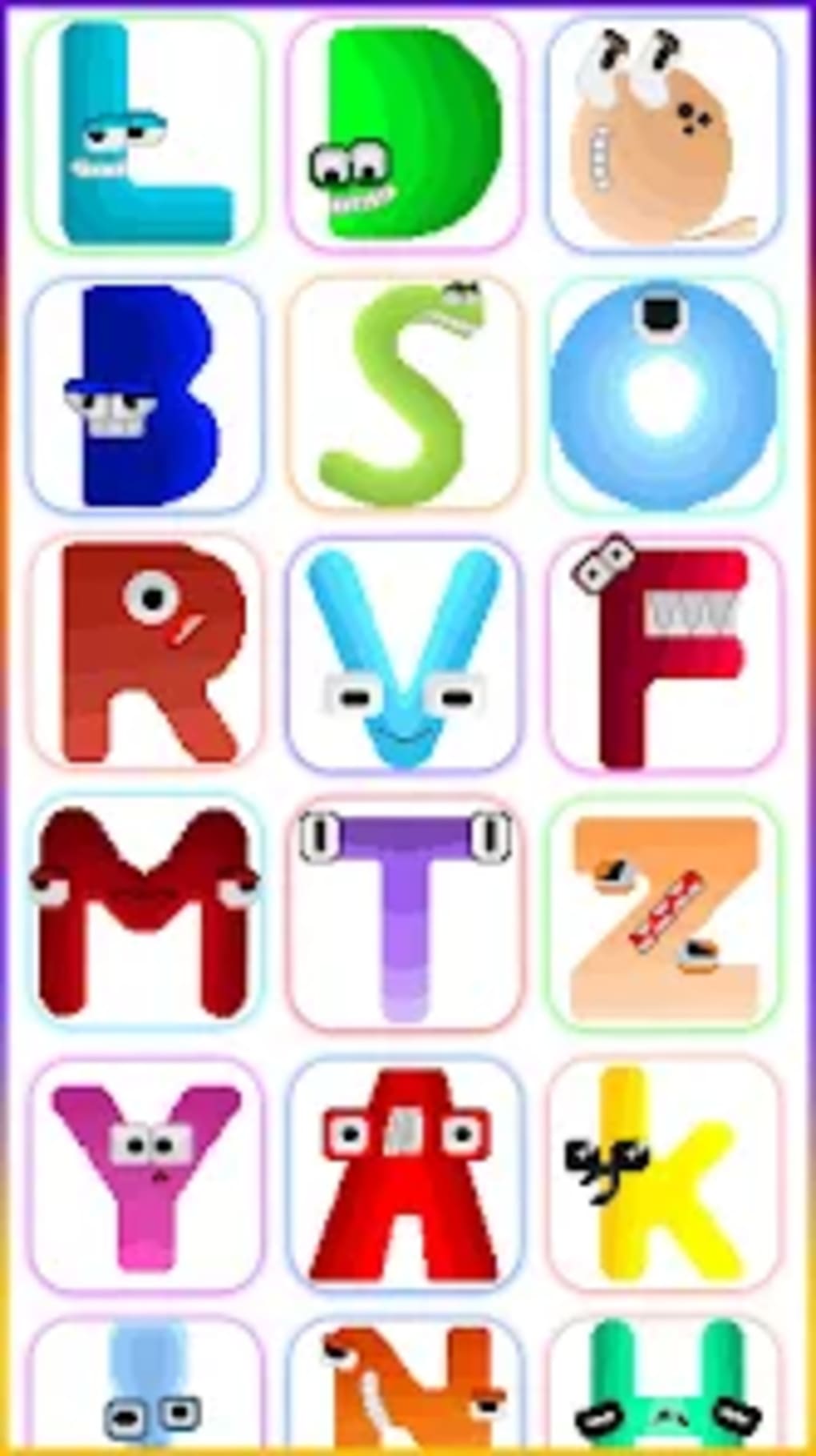 Alphabet Lore Pixel Art Color Voor Android Download