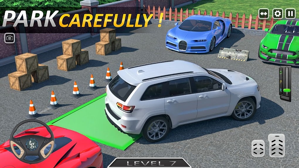 Jogos de Carros Prado Estacionamento 3D versão móvel andróide iOS