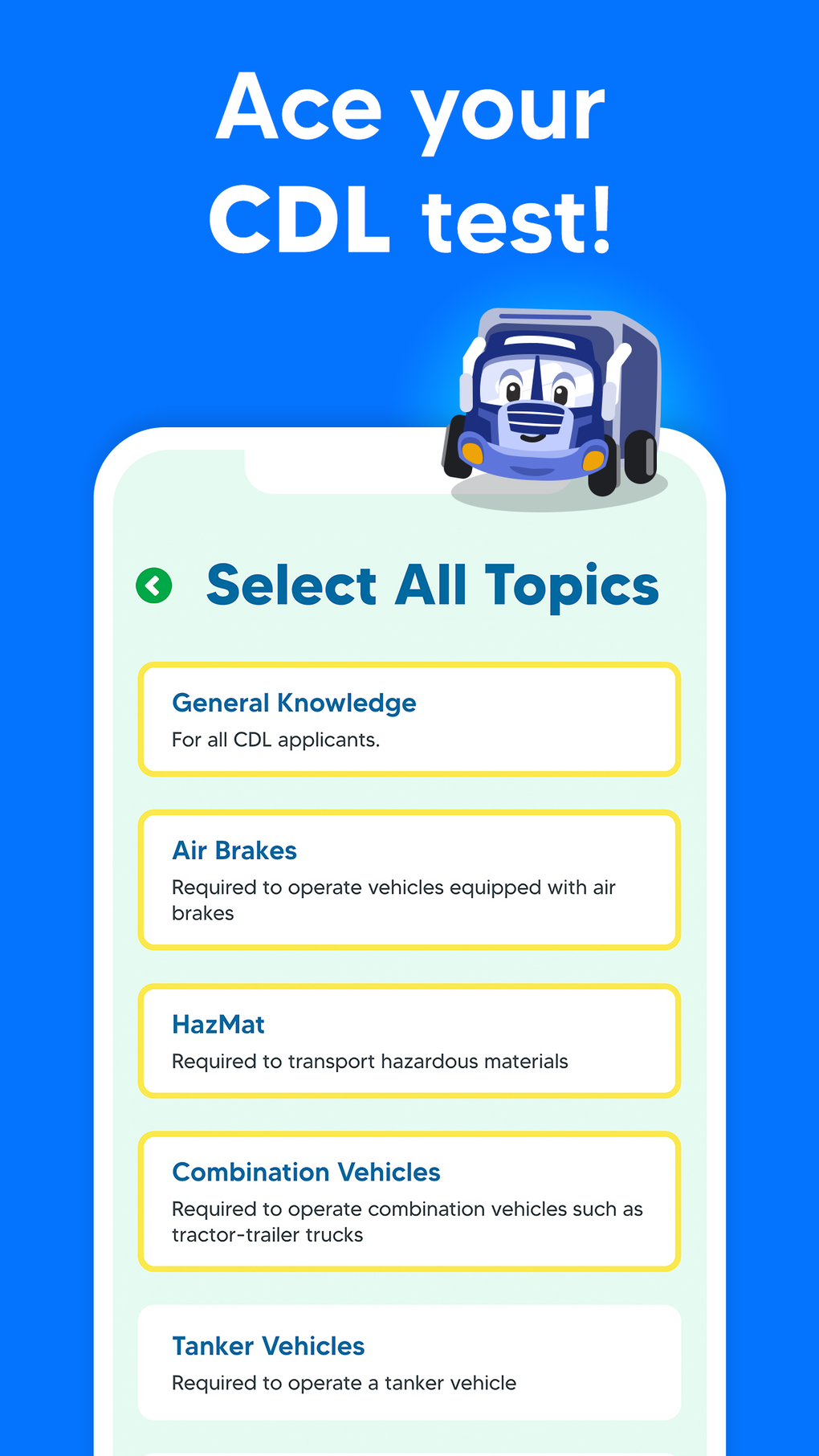 CDL Prep Practice Test 2023 Voor IPhone - Download