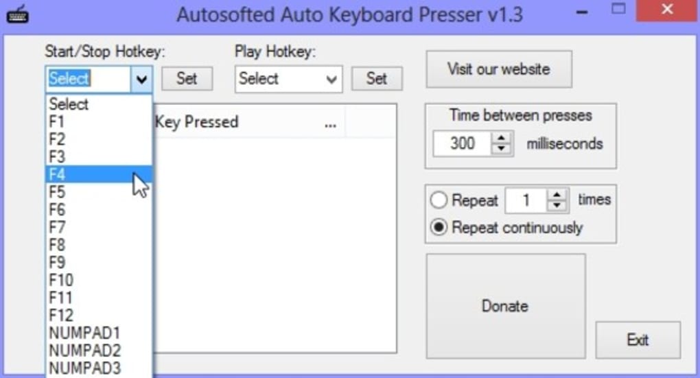 free keyboard presser