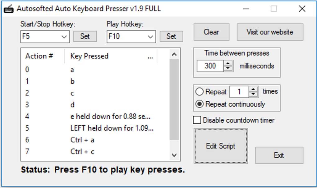 Auto Key Presser for Games Free Download