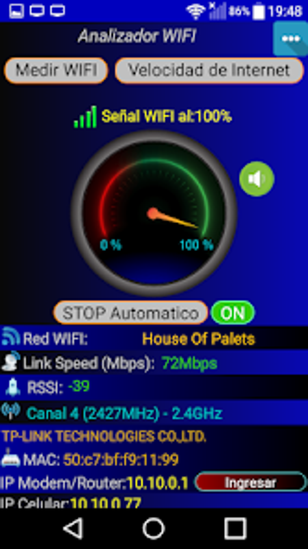 Android Analizador WIFI Tools 