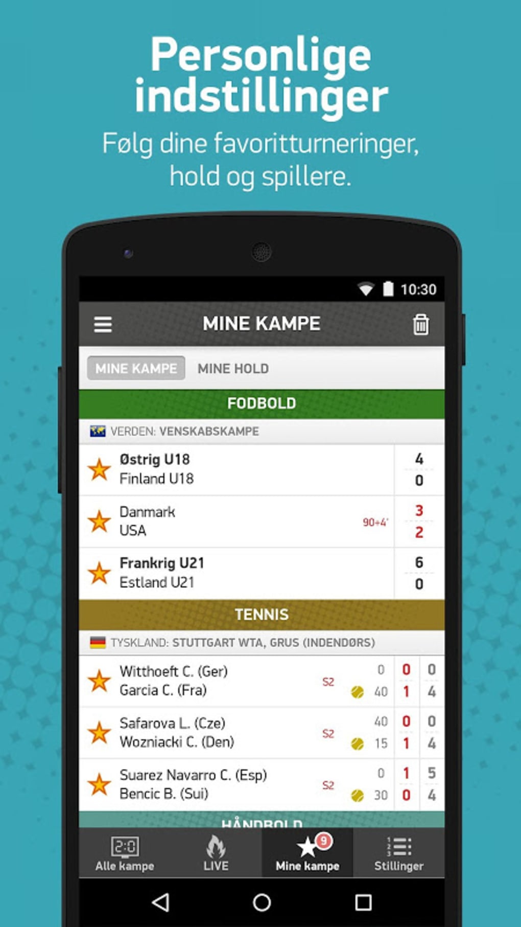 FlashScore - sportsresultater APK for Android