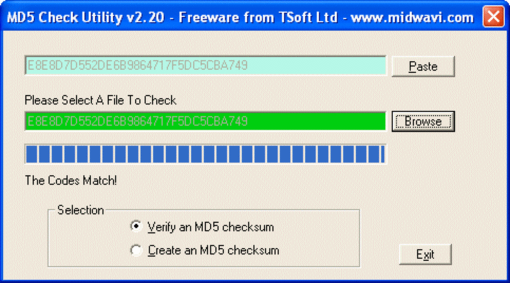 md5 download windows 10