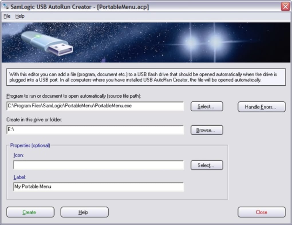 cerebrum Måltid skrot USB AutoRun Creator - Download
