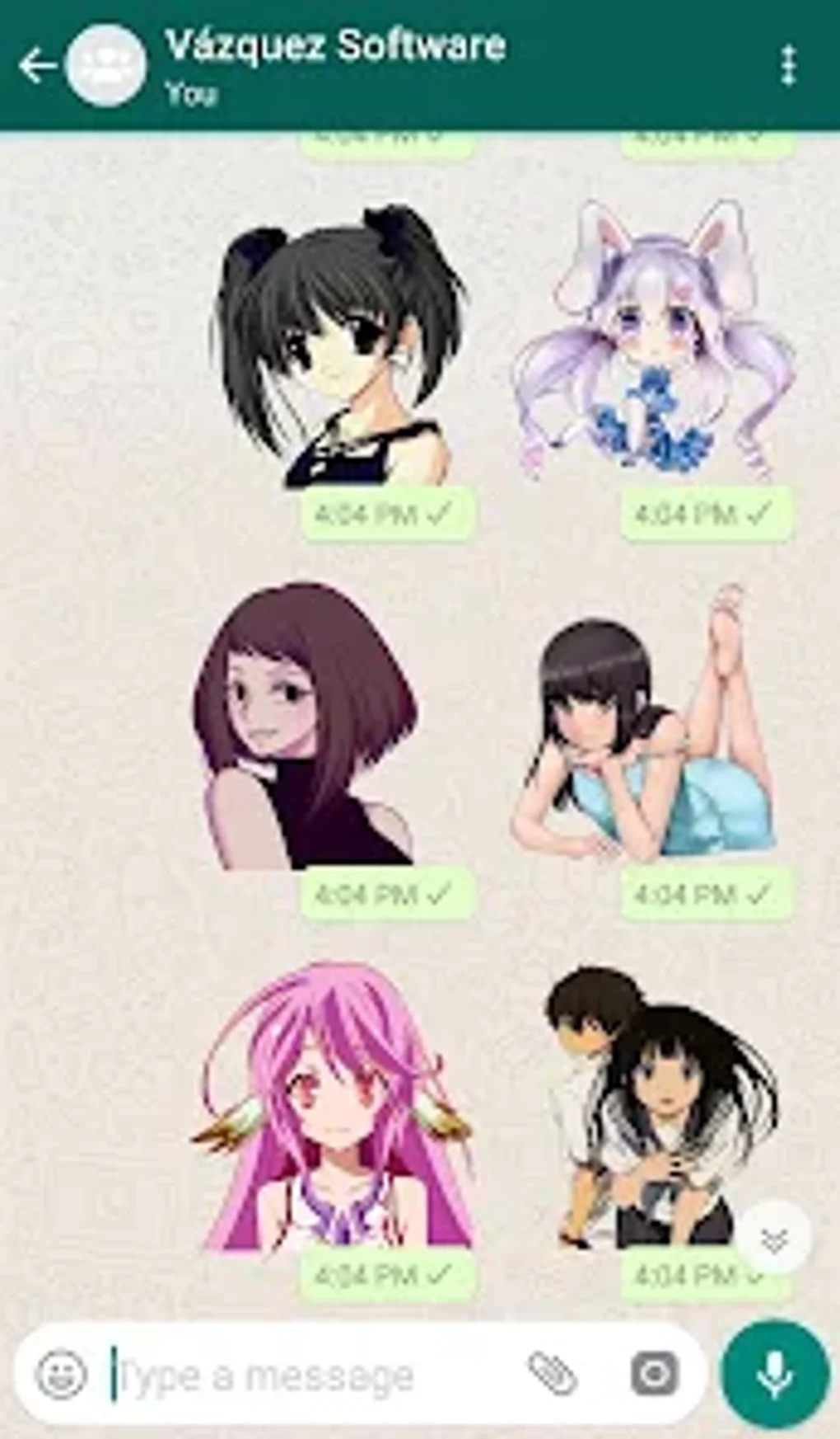 WASticker Anime Stickers для Android — Скачать