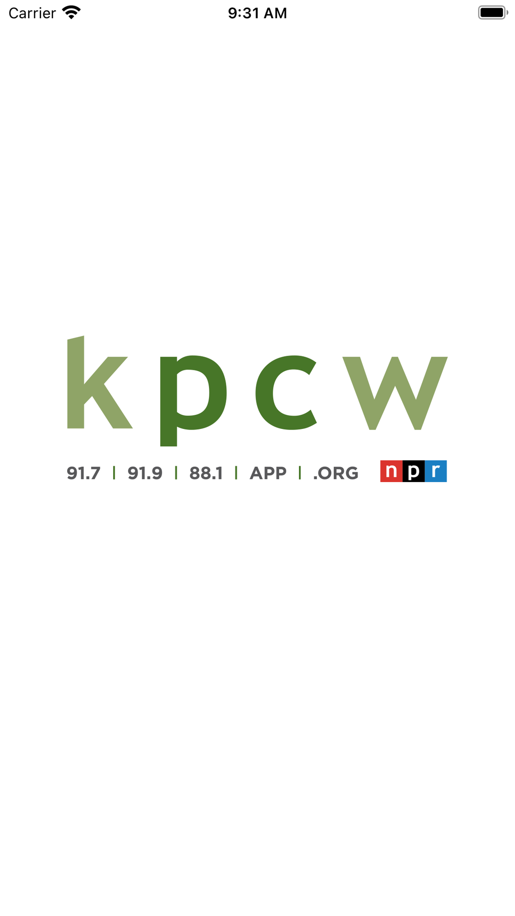 KPCW Public Radio App For IPhone - Download