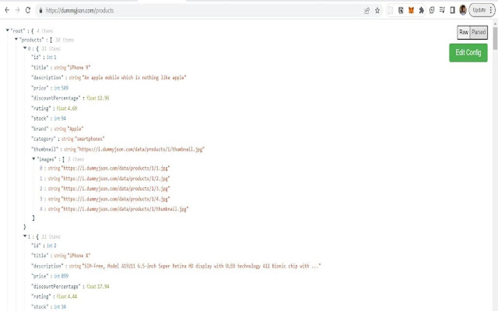 JSON Viewer DevGetKit per Google Chrome - Estensione Download