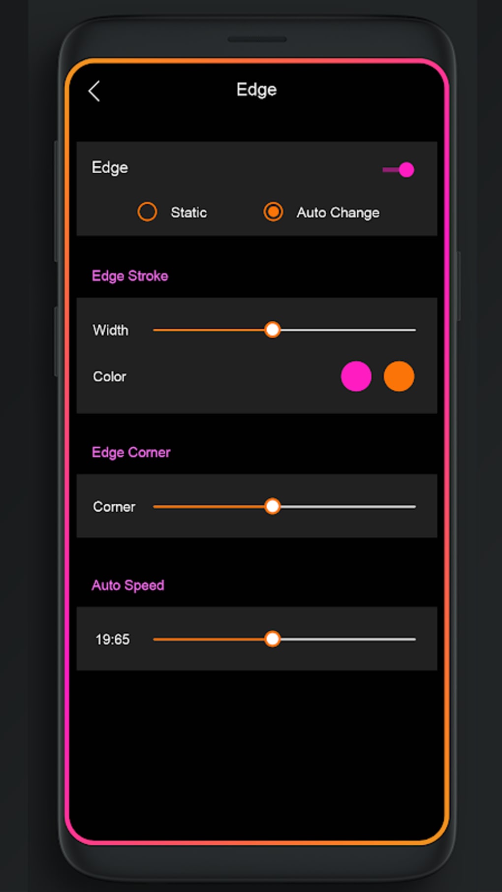 Edge Lighting - Rounded Corner - Edge Notification APK for Android ...