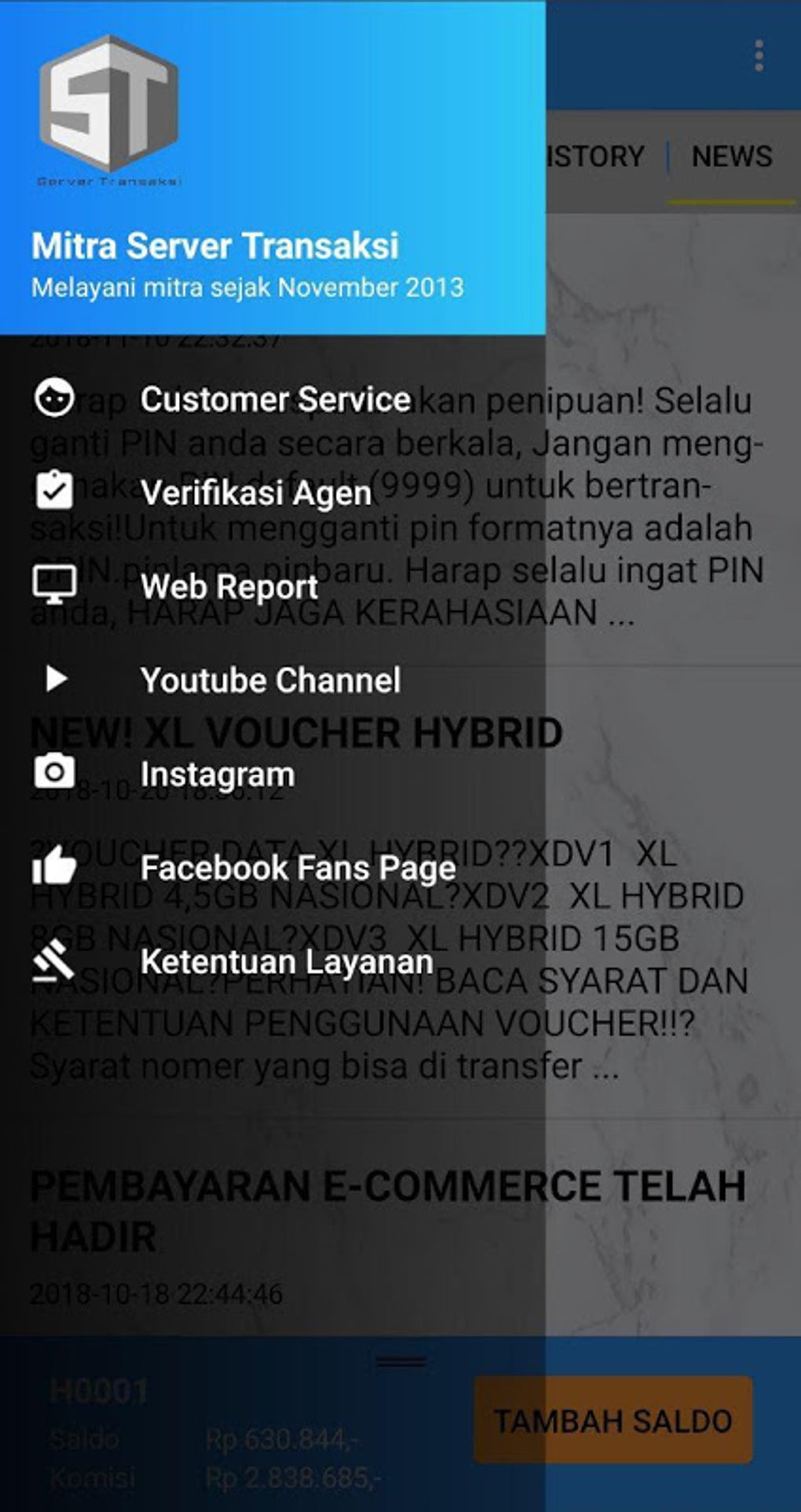 Mitra Server Transaksi APK For Android - Download