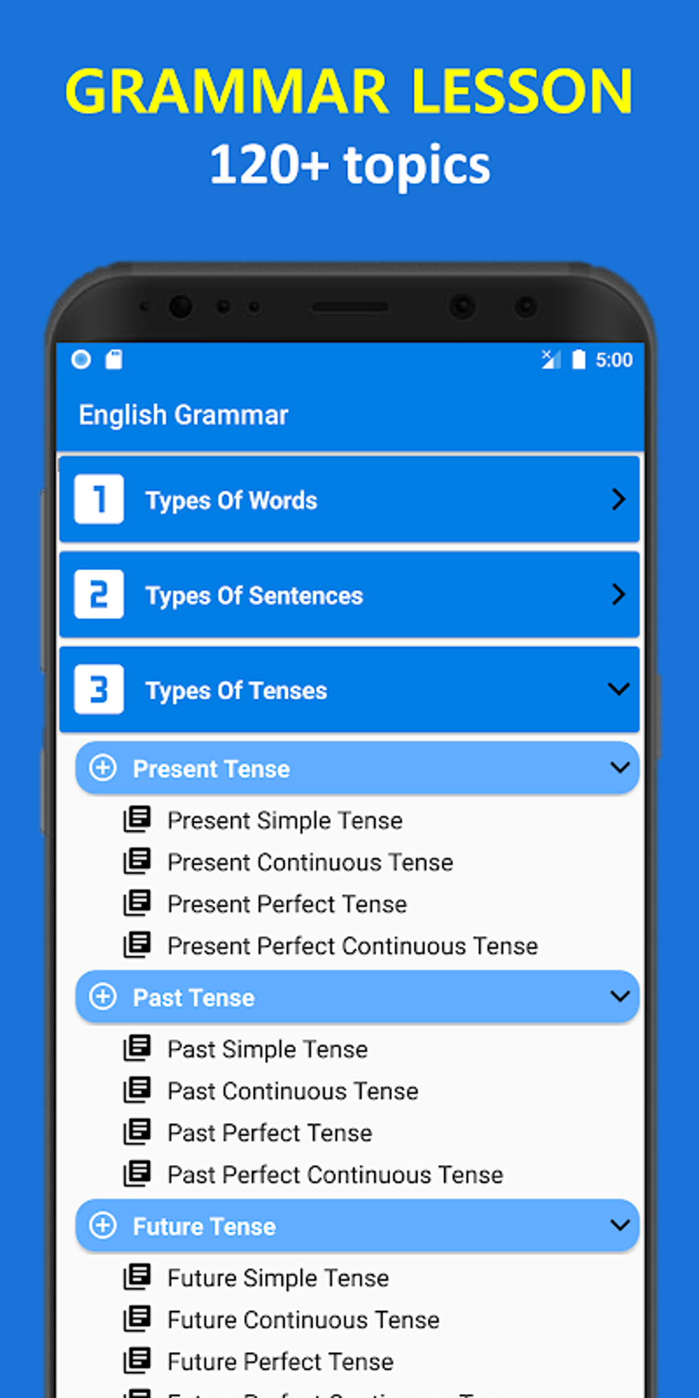 English Grammar Learn Test APK Android 