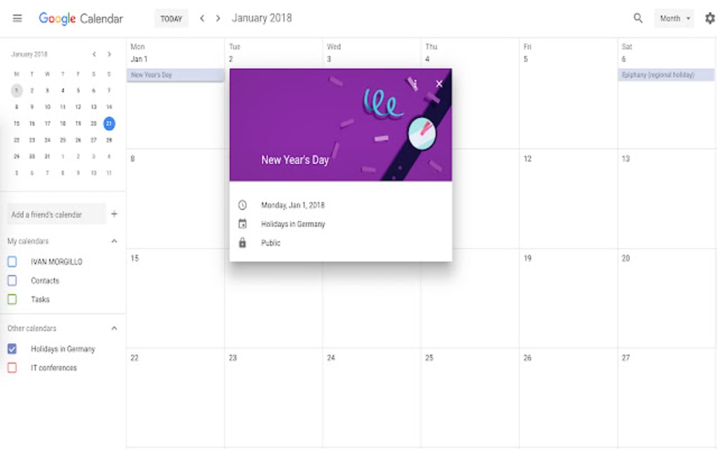 Google Calendar Scroll Disabler for Google Chrome Extension Download