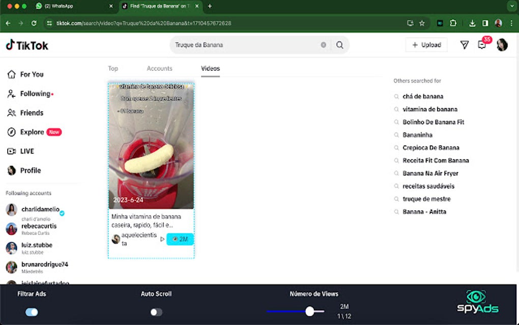 Spy Ads | TikTok pour Google Chrome - Extension Télécharger
