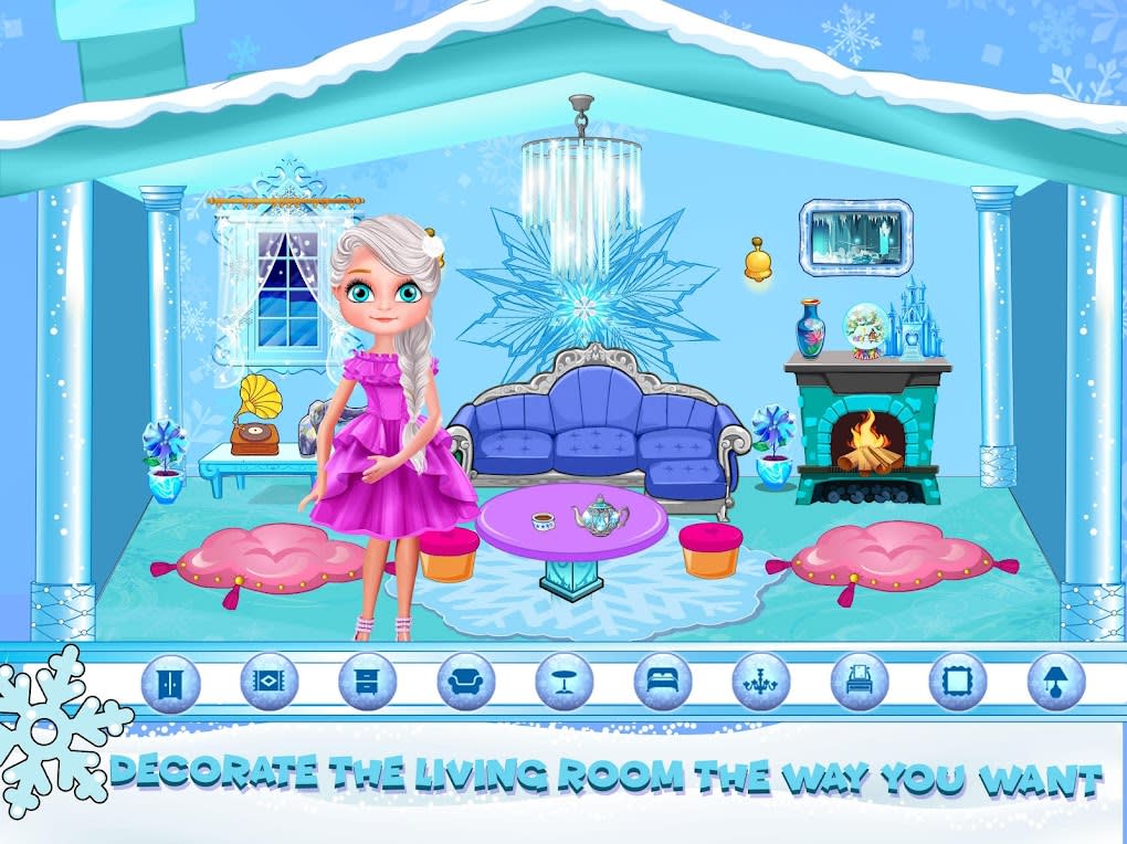 Ice Princess Doll House Decorating Design for Android - Download